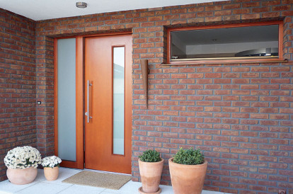 Dřevěné vchodové dveře ALBO